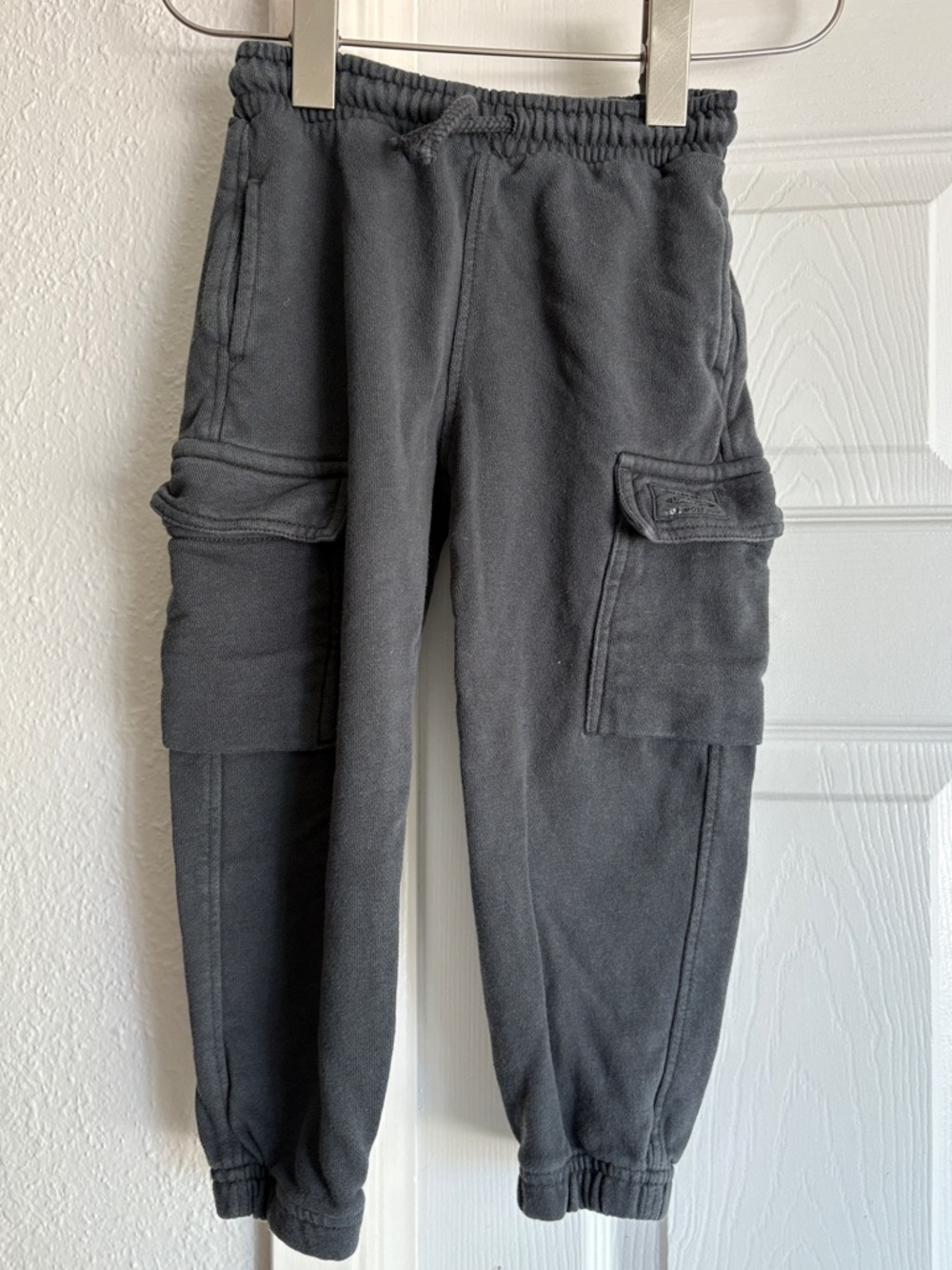 Zara Baby 100% Cotton Plush Cargo Jogger Sweatpants